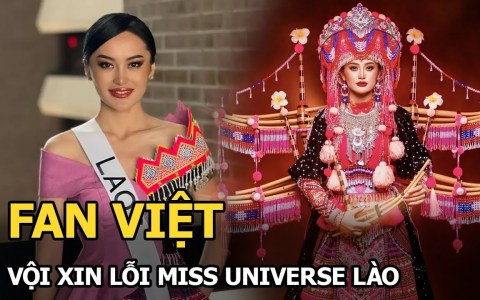 Miss Universe Lào gây “choáng” fan Việt vội xin lỗi, lý do khiến Thái – Việt out top chấn động? Miss Universe Lào gây “choáng” fan Việt vội xin lỗi, lý do khiến Thái – Việt out top chấn động?