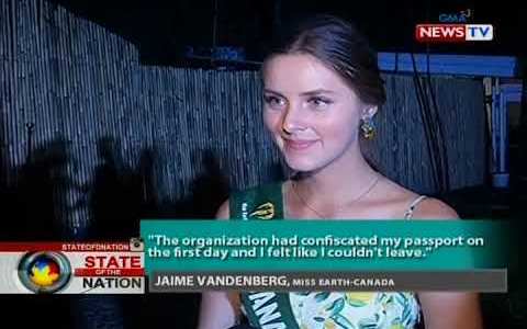 Miss Earth-Canada Jaime Vanderberg, nakaranas umano ng sexual harassment sa kalagitnaan ng pageant Miss Earth-Canada Jaime Vanderberg, nakaranas umano ng sexual harassment sa kalagitnaan ng pageant