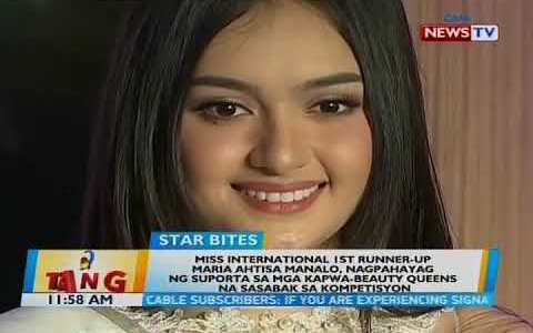 Maria Ahtisa Manalo, ikinuwento ang kaniyang pagsabak sa international pageant Maria Ahtisa Manalo, ikinuwento ang kaniyang pagsabak sa international pageant