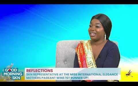 SKN Representative At The Miss International Elegance Mothers Pageant Runner Up! | Good Morning SKN SKN Representative At The Miss International Elegance Mothers Pageant Runner Up! | Good Morning SKN