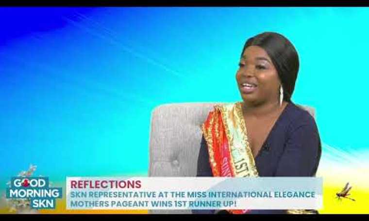 SKN Representative At The Miss International Elegance Mothers Pageant Runner Up! | Good Morning SKN SKN Representative At The Miss International Elegance Mothers Pageant Runner Up! | Good Morning SKN
