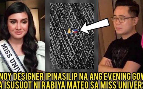 Evening Gown ni Rabiya Mateo para sa Miss Universe Pinasilip ng Designer Evening Gown ni Rabiya Mateo para sa Miss Universe Pinasilip ng Designer