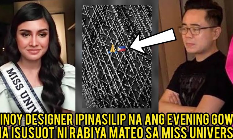 Evening Gown ni Rabiya Mateo para sa Miss Universe Pinasilip ng Designer Evening Gown ni Rabiya Mateo para sa Miss Universe Pinasilip ng Designer
