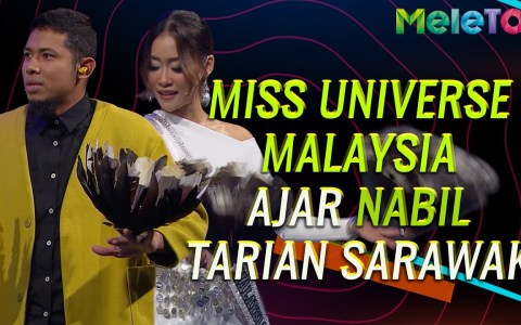Francisca Luhong, Miss Universe Malaysia ajar Nabil Ahmad menari | MeleTOP | Uyaina Arshad Francisca Luhong, Miss Universe Malaysia ajar Nabil Ahmad menari | MeleTOP | Uyaina Arshad