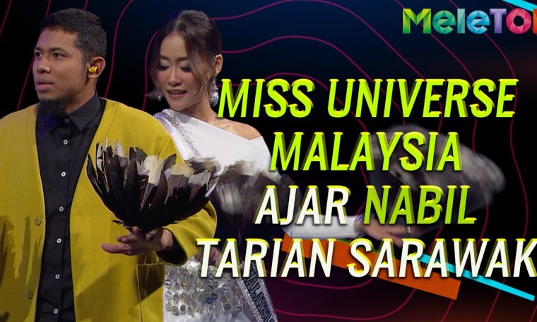 Francisca Luhong, Miss Universe Malaysia ajar Nabil Ahmad menari | MeleTOP | Uyaina Arshad Francisca Luhong, Miss Universe Malaysia ajar Nabil Ahmad menari | MeleTOP | Uyaina Arshad