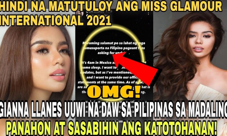 Updates for Gianna Margarita Llanes Miss Glamour International Philippines 2021 Updates for Gianna Margarita Llanes Miss Glamour International Philippines 2021