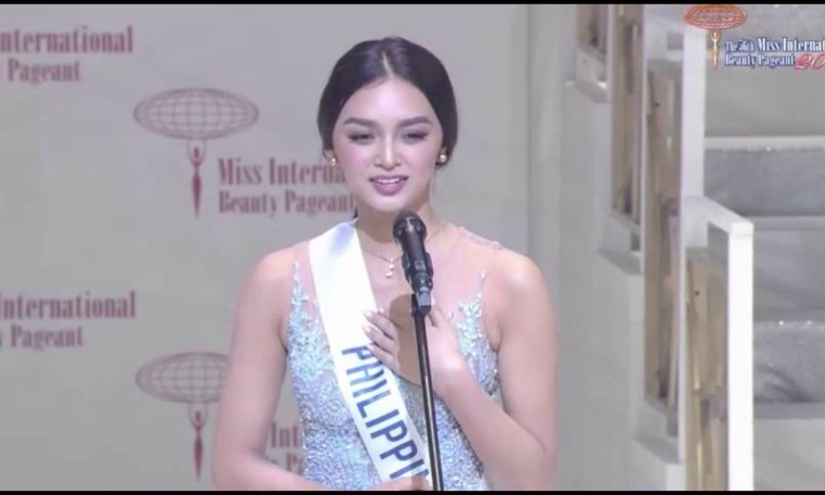Kylie Verzosa's winning speech in the Miss International 2016 Kylie Verzosa's winning speech in the Miss International 2016