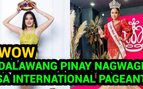 DALAWANG PINAY NAGWAGI SA INTERNATIONAL PAGEANT DALAWANG PINAY NAGWAGI SA INTERNATIONAL PAGEANT
