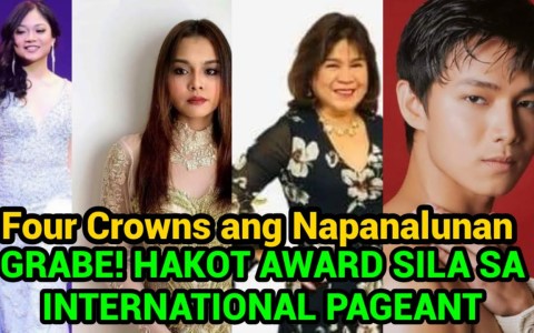 GRABE! HAKOT AWARD SILA SA INTERNATIONAL PAGEANT, FOUR CROWNS ANG NAPANALUNAN GRABE! HAKOT AWARD SILA SA INTERNATIONAL PAGEANT, FOUR CROWNS ANG NAPANALUNAN