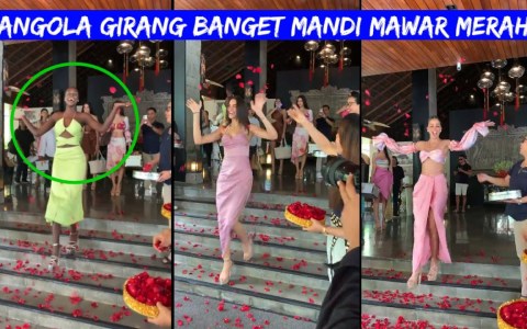 TABUR BUNGA MAWAR..Momen TOP 10 Miss Grand International Tinggalkan Hotel Bali Mandira TABUR BUNGA MAWAR..Momen TOP 10 Miss Grand International Tinggalkan Hotel Bali Mandira