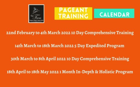 Pageant Grooming & Coaching Calendar . If you are a Miss with a Purpose Join The Tiara, India . Pageant Grooming & Coaching Calendar . If you are a Miss with a Purpose Join The Tiara, India .