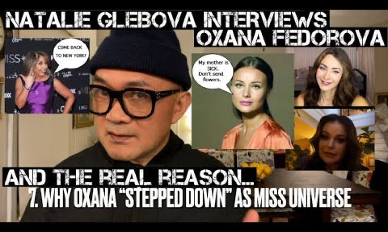 Natalie Glebova’s Interview With Oxana Fedorova, Dethroned Miss Universe 2002 Natalie Glebova’s Interview With Oxana Fedorova, Dethroned Miss Universe 2002