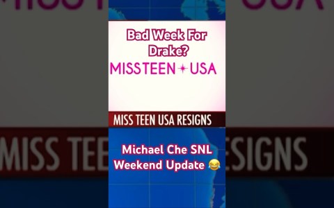 Resignation of Miss Teen USA and Weekend Update with Michael Che on SNL featuring Drake #shorts Resignation of Miss Teen USA and Weekend Update with Michael Che on SNL featuring Drake #shorts