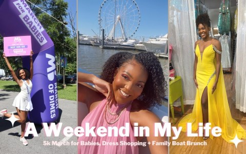 a weekend in my life vlog | 5k march for babies, pageant dress shopping, boat and brunch w/ family a weekend in my life vlog | 5k march for babies, pageant dress shopping, boat and brunch w/ family