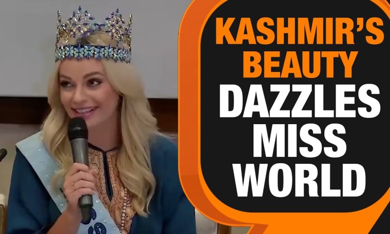 Miss World Beauty Pageant in Srinagar | Reigning Queen Karolina Falls in Love with Kashmir | News9 Miss World Beauty Pageant in Srinagar | Reigning Queen Karolina Falls in Love with Kashmir | News9