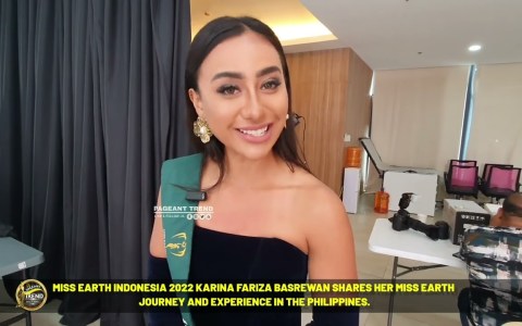 KARINA FARIZA BASREWAN FOR MISS EARTH 2022 | Quick Interview with Pageant Trend KARINA FARIZA BASREWAN FOR MISS EARTH 2022 | Quick Interview with Pageant Trend