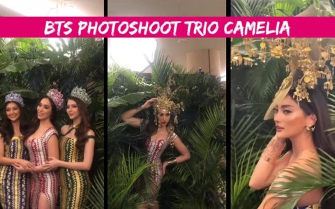 MAKIN BERAURA JELANG LENGSER..Latest Photoshoot Trio Camelia Kenakan Dress Berbalut Kain Tapis MAKIN BERAURA JELANG LENGSER..Latest Photoshoot Trio Camelia Kenakan Dress Berbalut Kain Tapis