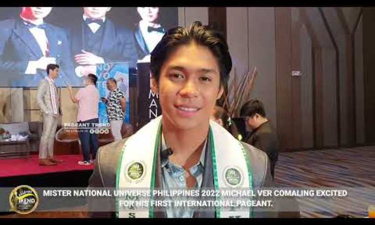 MICHAEL VER COMALING STARTED HIS PREPARATION LAST MONTH FOR HIS FIRST INTERNATIONAL PAGEANT MICHAEL VER COMALING STARTED HIS PREPARATION LAST MONTH FOR HIS FIRST INTERNATIONAL PAGEANT