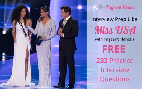 Prepare Like Miss USA with 233 FREE Practice Pageant Interview Questions Prepare Like Miss USA with 233 FREE Practice Pageant Interview Questions
