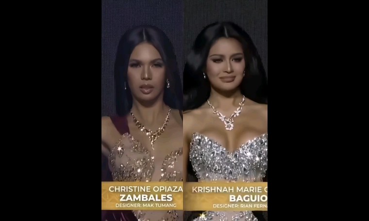Evening Gown of Christine Opiaza and Krishnah Gravidez at Miss Universe Philippines 2023 Evening Gown of Christine Opiaza and Krishnah Gravidez at Miss Universe Philippines 2023