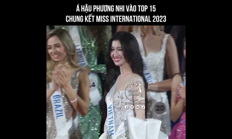 Á hậu Phương Nhi vào Top 15 Chung kết Miss International 2023 Hoa Hậu Quốc tế 2023 Á hậu Phương Nhi vào Top 15 Chung kết Miss International 2023 Hoa Hậu Quốc tế 2023