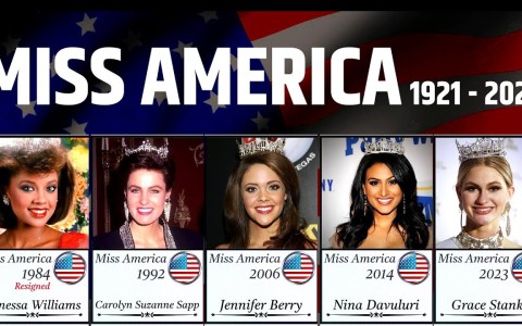 MISS AMERICA WINNERS (1921- 2023) MISS AMERICA WINNERS (1921- 2023)