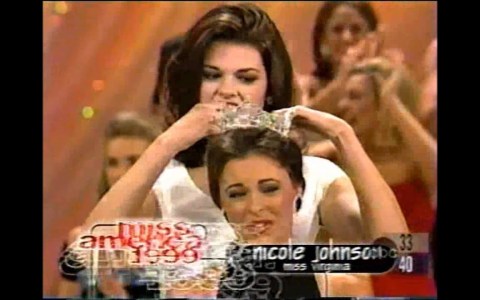 Miss America 1999- Crowning: Nicole Johnson, Miss Virginia Miss America 1999- Crowning: Nicole Johnson, Miss Virginia