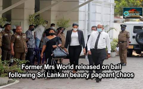 Former Mrs World released on bail following Sri Lankan beauty pageant chaos Former Mrs World released on bail following Sri Lankan beauty pageant chaos