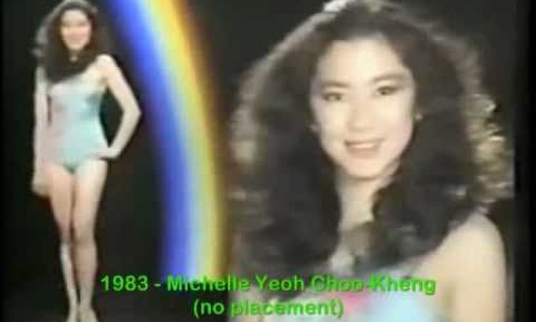Michelle Yeoh at Miss World 1983 Michelle Yeoh at Miss World 1983