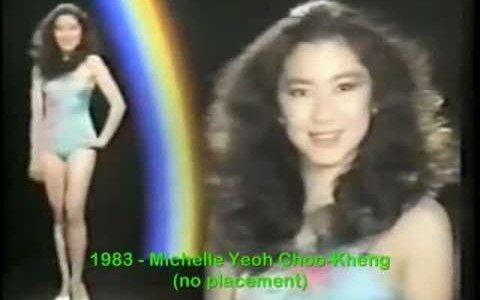Michelle Yeoh at Miss World 1983 Michelle Yeoh at Miss World 1983