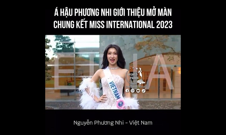 Vietsub Á hậu Phương Nhi giới thiệu Chung kết Miss International 2023 Hoa Hậu Quốc tế 2023 Vietsub Á hậu Phương Nhi giới thiệu Chung kết Miss International 2023 Hoa Hậu Quốc tế 2023