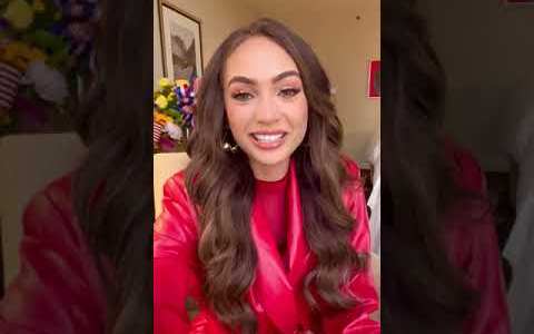 A message from the new Miss Universe! A message from the new Miss Universe!