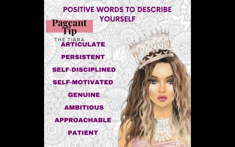 PAGEANT TIP BY THE TIARA: How to answer the 'Describe yourself in three words?' PAGEANT QUESTION. PAGEANT TIP BY THE TIARA: How to answer the 'Describe yourself in three words?' PAGEANT QUESTION.