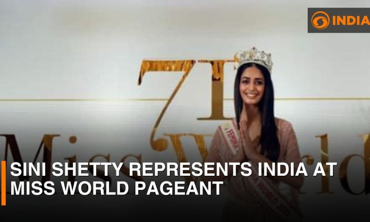 Sini Shetty represents India at Miss World Pageant | DD India News Hour Sini Shetty represents India at Miss World Pageant | DD India News Hour