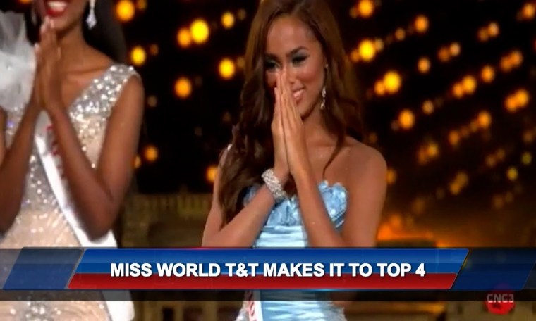 Miss World T&T Makes It To Top 4 Miss World T&T Makes It To Top 4