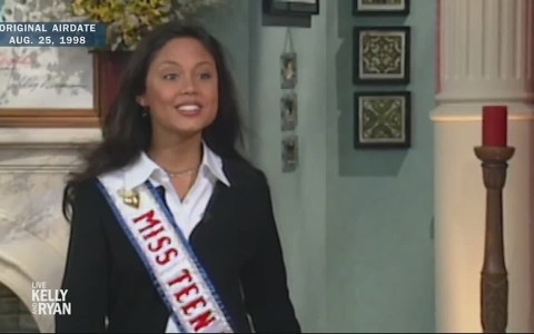 Vanessa Lachey Appeared on Live as Miss Teen USA in 1998 Vanessa Lachey Appeared on Live as Miss Teen USA in 1998