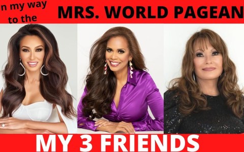 On my way to the MRS. WORLD PAGEANT On my way to the MRS. WORLD PAGEANT