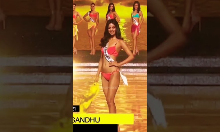 Miss Universe India 2021 Harnaaz Sandhu Swimsuit Performance Miss Universe India 2021 Harnaaz Sandhu Swimsuit Performance