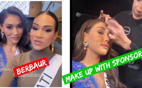 BIRU MEMBUNCAH..Outfit Laksmi di Hari Kedua Karantina Miss Universe 2022 BIRU MEMBUNCAH..Outfit Laksmi di Hari Kedua Karantina Miss Universe 2022
