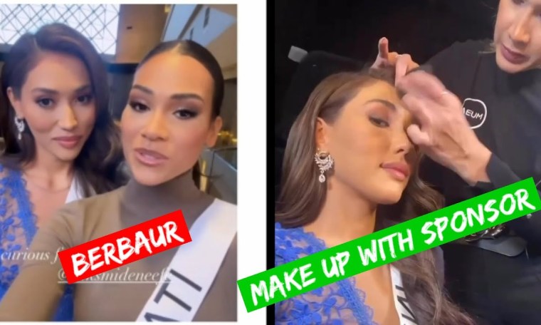 BIRU MEMBUNCAH..Outfit Laksmi di Hari Kedua Karantina Miss Universe 2022 BIRU MEMBUNCAH..Outfit Laksmi di Hari Kedua Karantina Miss Universe 2022