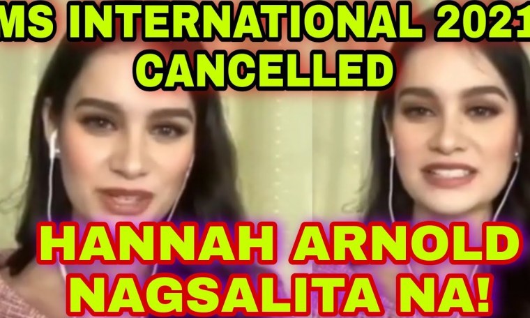 HANNAH ARNOLD NAGSALITA TUNGKOL SA PAGKA KANSELA NG MISS INTERNATIONAL PAGEANT HANNAH ARNOLD NAGSALITA TUNGKOL SA PAGKA KANSELA NG MISS INTERNATIONAL PAGEANT