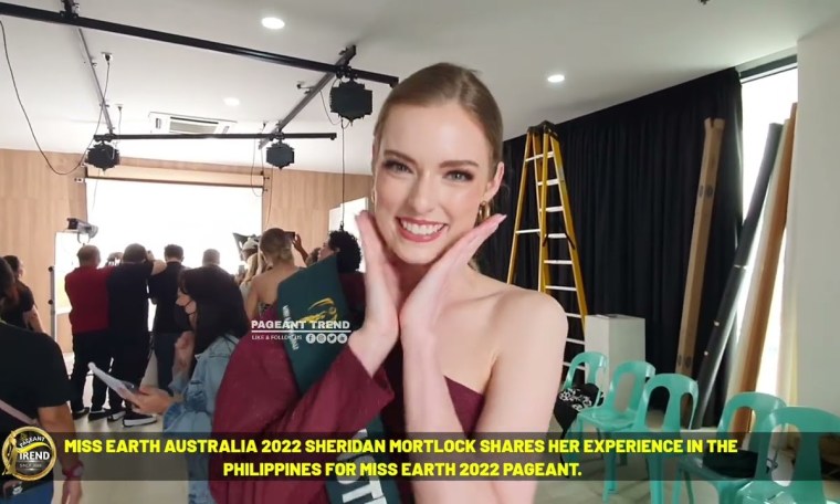 SHERIDAN MORTLOCK FOR MISS EARTH 2022 | Quick Interview with Pageant Trend SHERIDAN MORTLOCK FOR MISS EARTH 2022 | Quick Interview with Pageant Trend
