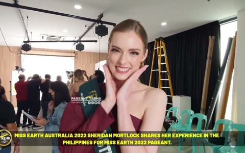 SHERIDAN MORTLOCK FOR MISS EARTH 2022 | Quick Interview with Pageant Trend SHERIDAN MORTLOCK FOR MISS EARTH 2022 | Quick Interview with Pageant Trend