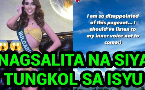 MISS EARTH BULGARIA NAGSALITA NA! MISS EARTH BULGARIA NAGSALITA NA!