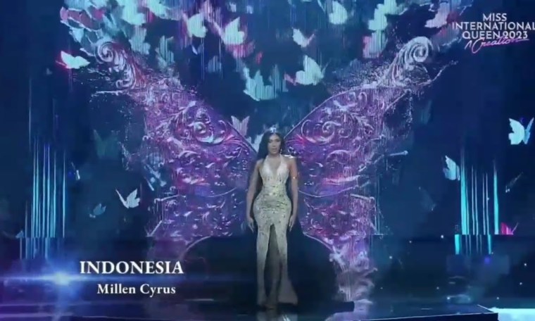 gagal tembus top 11..penampilan millen cyrus di grand final miss international queen 2023 gagal tembus top 11..penampilan millen cyrus di grand final miss international queen 2023