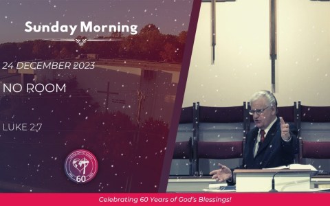 No Room – 24 December 2023 – Sunday Morning – CBC Service No Room – 24 December 2023 – Sunday Morning – CBC Service