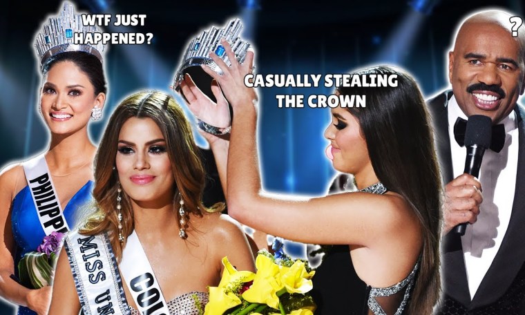 Miss Universe is very awkward… Miss Universe is very awkward…