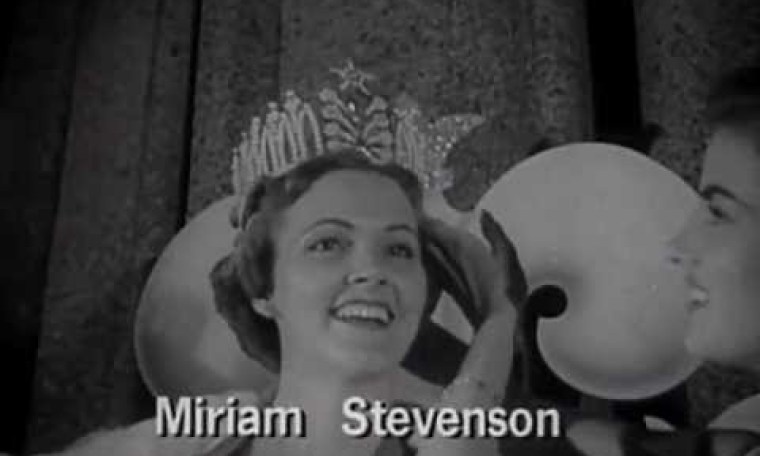 1960's Crest Commercial with 1954 Miss USA Miriam Stevenson and June Lockhart 1960's Crest Commercial with 1954 Miss USA Miriam Stevenson and June Lockhart