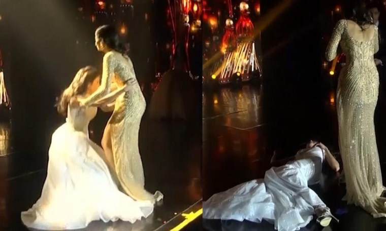 Beauty Pageant Winner Faints on Stage During Live Broadcast Beauty Pageant Winner Faints on Stage During Live Broadcast