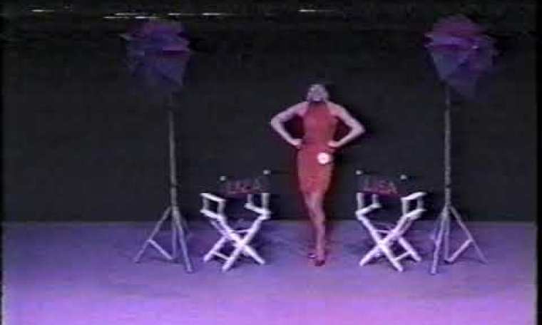 Kelly Kruze in talent competition for Miss Gay America 1993 Kelly Kruze in talent competition for Miss Gay America 1993